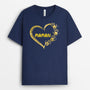 0064A010AFR2 present personnalisable T shirt coeur mamie maman mains