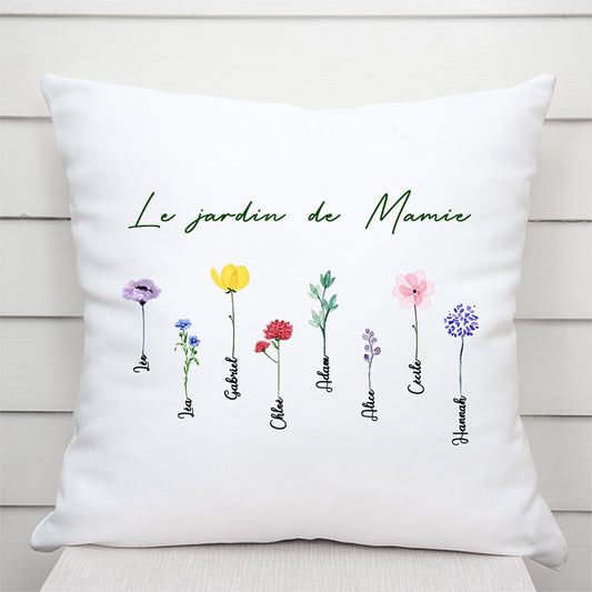 0065P040AFR1 present personnalisable Coussin jarrdin mamie maman