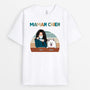0067A117CFR1 present personnalisable T shirt chien maman