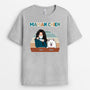 0067A117CFR2 present personnalisable T shirt chien maman