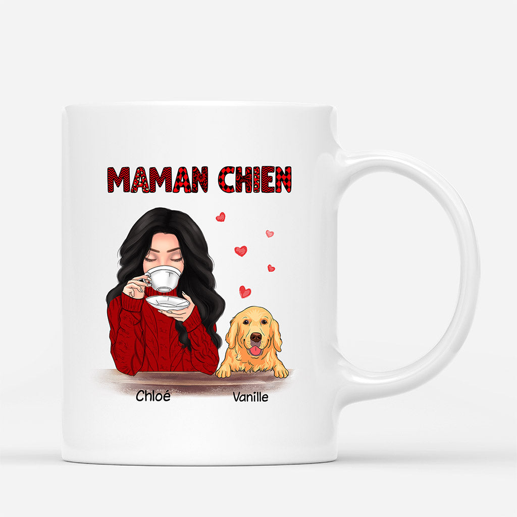 Maman chien - Cadeau Personnalisé | Mug pour Amoureux des Chiens