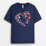 0083A040CFR1 present Personalisable T shirt coeur