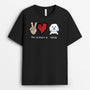 0084A010CFR1 present Personalisable T shirt chiens
