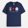 0084A010CFR2 cadeau Personnalise T shirt chiens