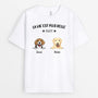 0085A010CFR2 cadeau Personnalise T shirt chiens