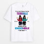 0125AFR1 Cadeau Personnalise T shirt Soeurs Meilleures Amies