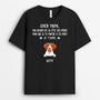 0127AFR1 present Personnalise T shirt chiens papa papi