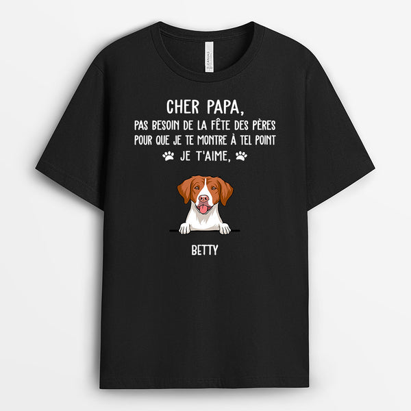 T-shirt Humour Papa "Juste Un Papa Essayant De Ne Pas élever Des Libéraux" - Taille S à 5XL, 100% Coton