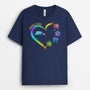0133AFR1 present Personnalise T shirt ours mamie maman coeur