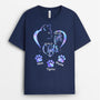 0135AFR2 present Personnalise T shirt chats filles texte