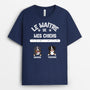 0149AFR2 present Personnalise T shirt chien personnes