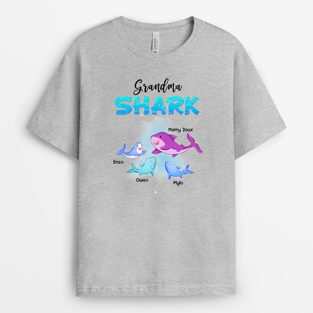 0153AFR1 present Personnalise T shirt requins mamie