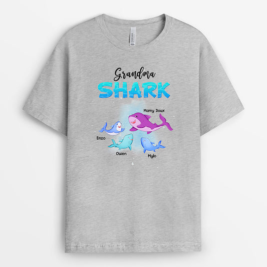 0153AFR1 present Personnalise T shirt requins mamie