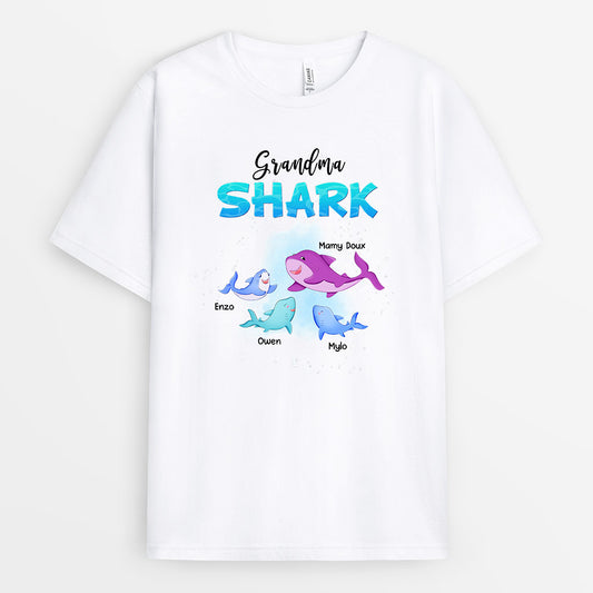 0153AFR2 present Personnalise T shirt requins mamie