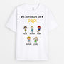0163AFR1 present Personnalise T shirt enfants papi papa