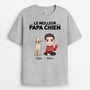 0204A548CFR2 present Personnalise T shirt chiens personnes texte