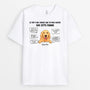 0207A160CFR1 cadeau personnalisable T shirt chiens personnes texte