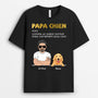0218A158CFR1 cadeau personnalisable T shirt chien papa