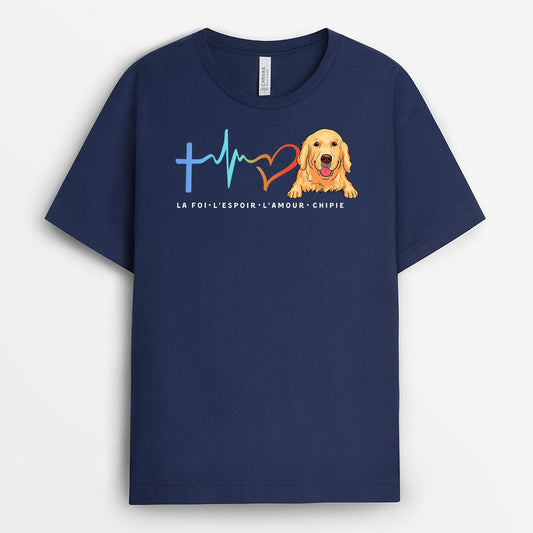 0225A150CFR2 present Personnalise T shirt chien maman mamie