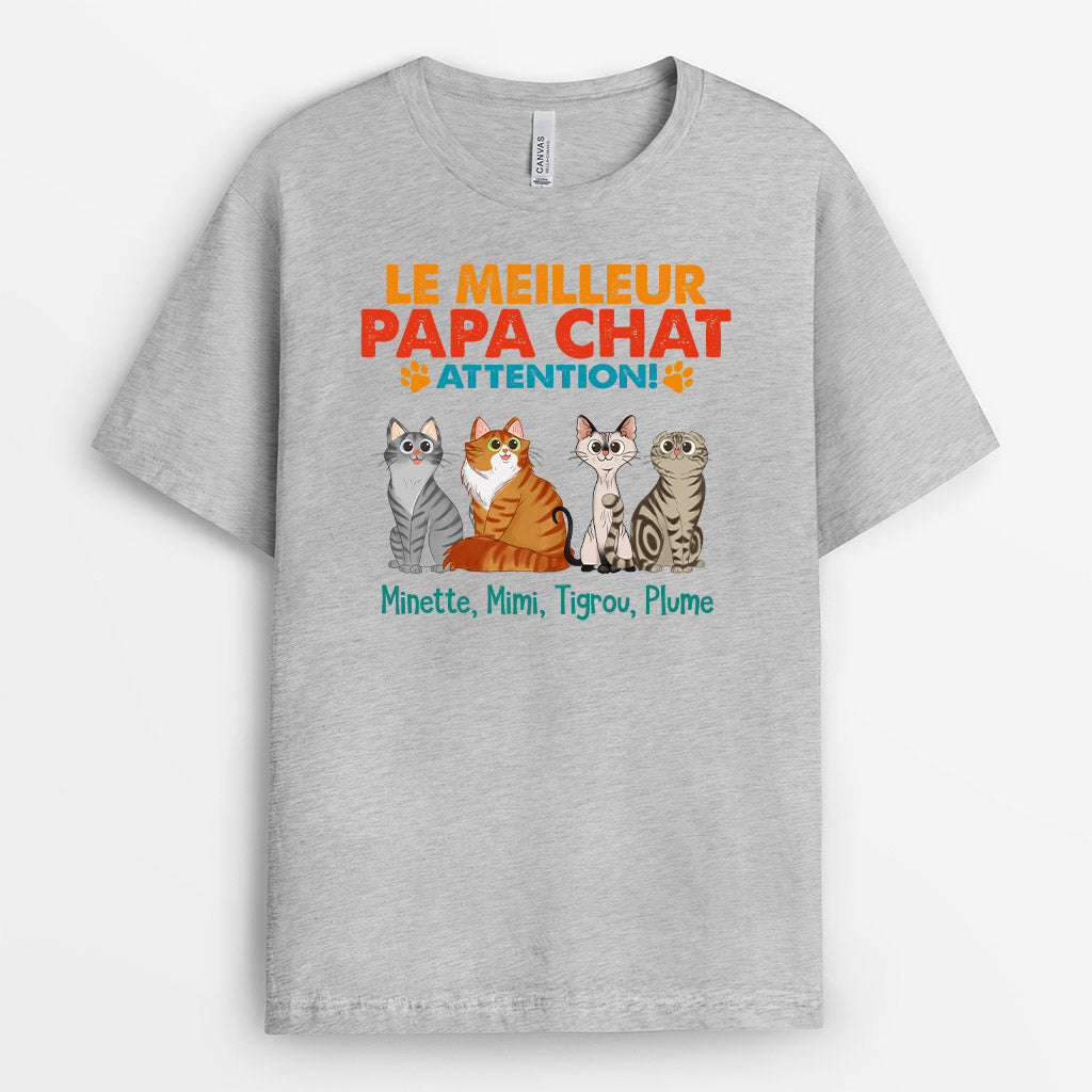 0238A260DFR2 present Personnalise T shirt chats maman