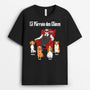 0251A258CFR1 cadeau personnalisable T shirt chiens homme