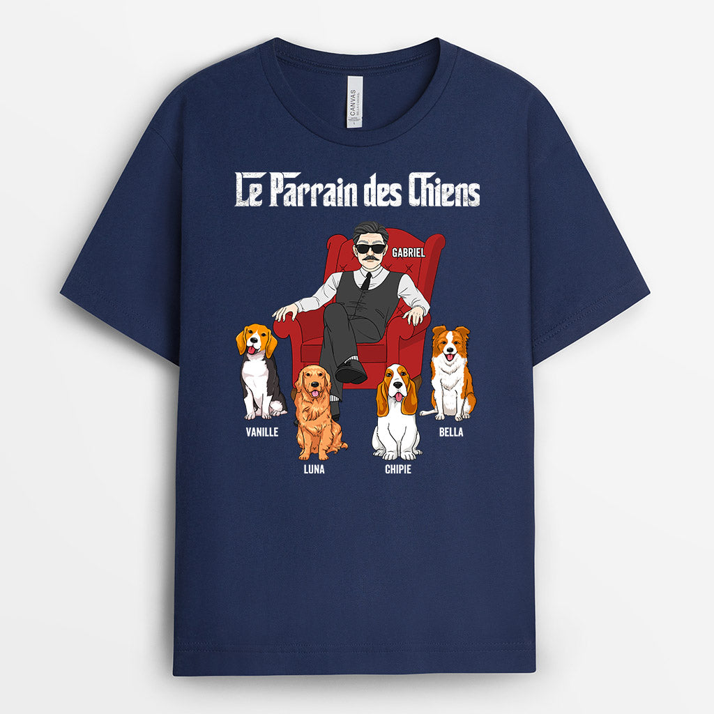 0251A258CFR2 present Personnalise T shirt chiens homme