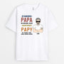 0259A140BFR1 cadeau personnalisable T shirt homme papa papi texte