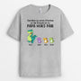 0268A200BFR2 present Personnalise T shirt dinosaure papa papi