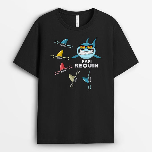 0276A560BFR1 cadeau Personnalise T shirt Requin papa_9e12ec66 df39 4925 bf3f e136a76a5c08