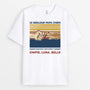 0278A100BFR1 cadeau Personnalise T shirt mains papa pattes