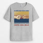 0278A100BFR2 present personnalisable T shirt mains papa pattes