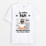 0285A160BFR2 present personnalisable T shirt homme papa papi