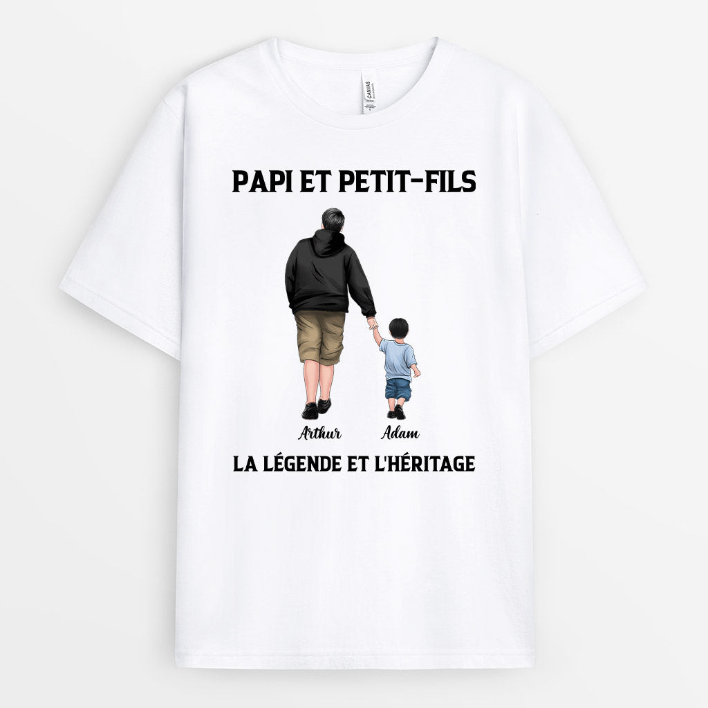 Papi Papa Petits-Enfants La Légende L'héritage Cadeau
