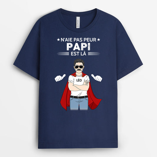 0301A267BFR2 present personnalisable T shirt homme papa papi