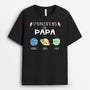 0311A140BFR1 cadeau Personnalise T shirt planetes papa papi