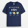 0311A140BFR2 present personnalisable T shirt planetes papa papi