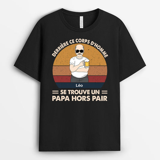 0319A948BFR1 cadeau Personnalise T shirt homme papa papi