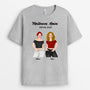0370AFR2 Present Personnalise T shirt Femmes Amies