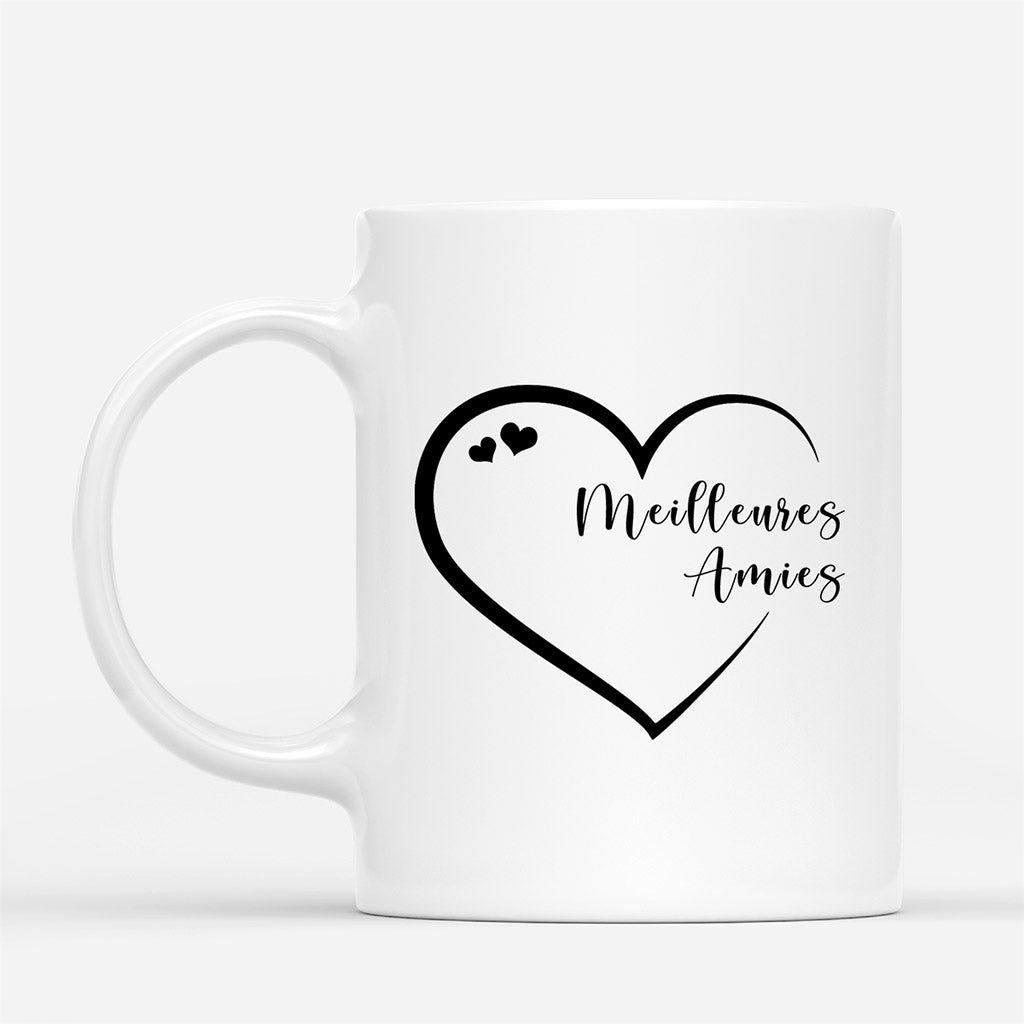 0388M147FFR3 cadeau personnalisable Mug femmes amies coeur