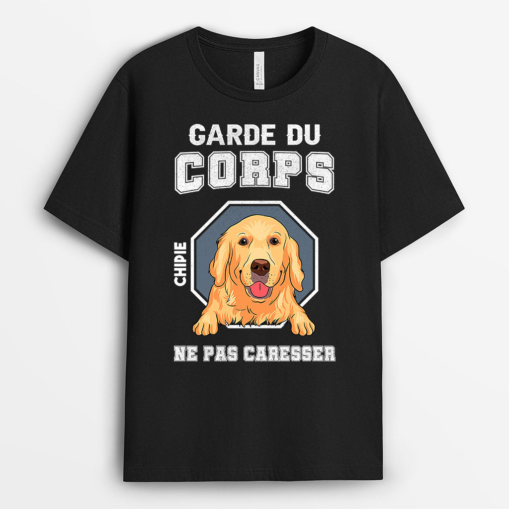0396A160CFR1 present Personnalise T Shirt chien
