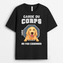 0396A160CFR1 present Personnalise T Shirt chien