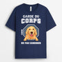 0396A160CFR2 present Personnalise T Shirt chien