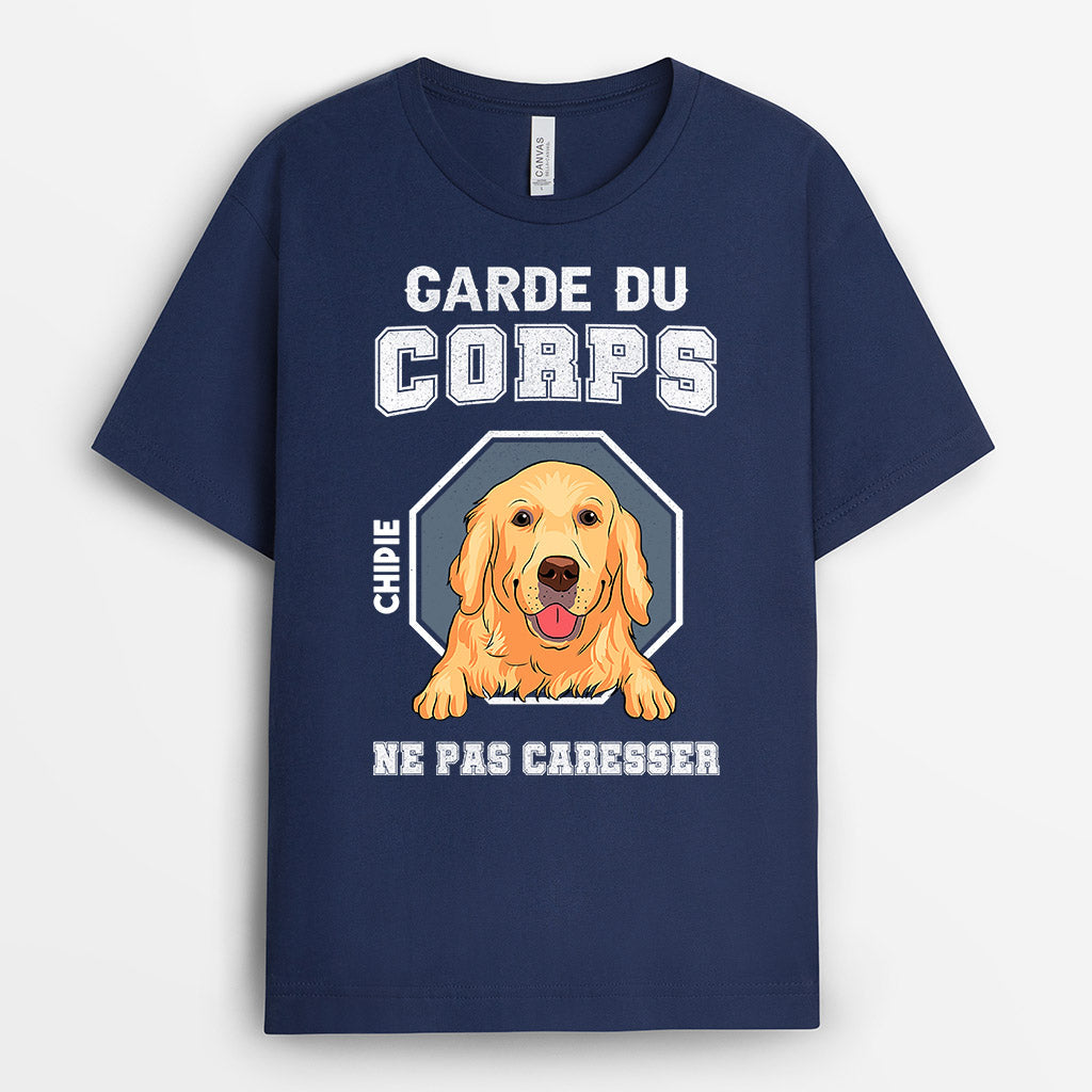 Garde Du Corps - Cadeau Personnalisé | T-Shirt pour Amoureux des chiens