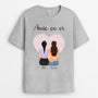 0443AFR2 Cadeau Personnalise T shirt Soeurs Meilleures Amies