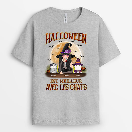 0452A235DFR2 Cadeau Personnalise T shirt Chat Maman Sorciere Halloween_5c00d8a9 fe9c 46c6 b908 3916173e9202