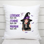 0462P187AFR2 Cadeau Personalisable Coussin homme maman mamie texte