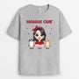 0479AFR2 Cadeau Personnalise T shirt Maman Chat Amoureux Des Chats