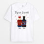 0508AFR1 Cadeau Personnalise T shirt Amitie Meilleures Amies Noel