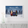 0512SFR3 Cadeau Personnalise Poster Maman Filles Maman Noel