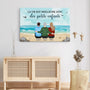 0514CFR3 Cadeau Personnalise Toile Mamie Petits Enfants Mamie
